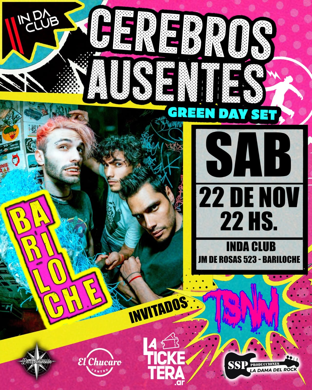 CEREBROS AUSENTES el mejor tributo del pais a Green Day