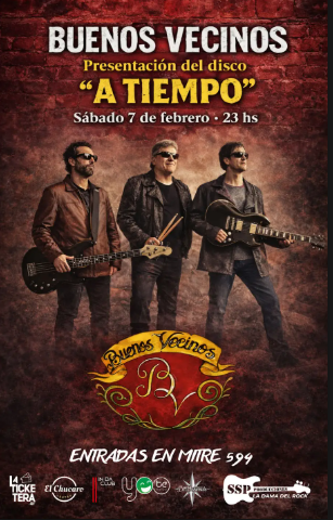 Buenos Vecinos presenta Disco: A Tiempo