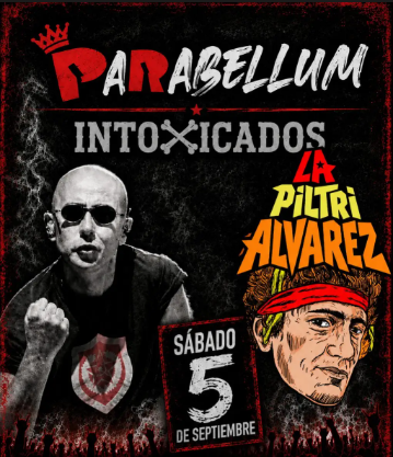 Parabellum y la Piltri Alvarez juntos en una noche a puro Rock