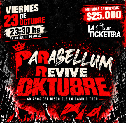 PARABELLUM revive a OKTUBRE